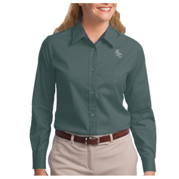 LADIES, Sport Shirt, Long Sleeve, FPC LOGO_3.5_White, Left Chest Thumbnail