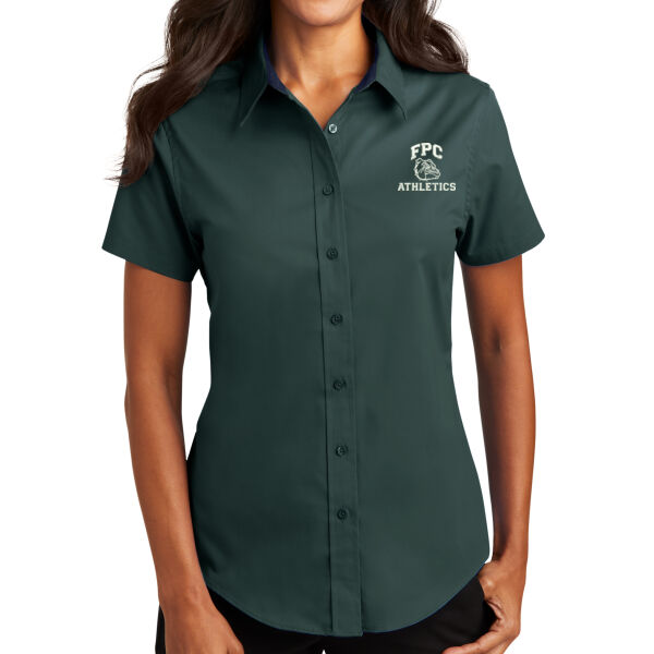 LADIES, Sport Shirt, Short Sleeve, Athletics Logo_3.5_Full Color, Left Chest Thumbnail