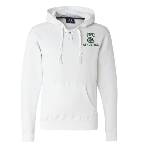 ADULT, Laced Hooded Sweatshirt, Athletics Logo_3.5_Full Color, Left Chest Thumbnail