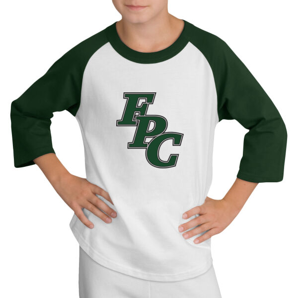 YOUTH, Colorblock Raglan Jersey, FPC LOGO_Full Color, Full Chest Thumbnail
