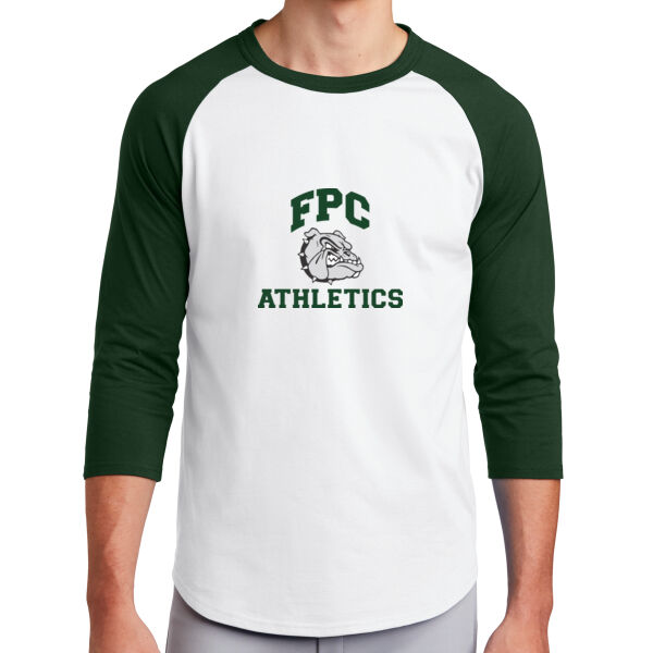 ADULT, Colorblock Raglan Jersey, Athletics Logo_Full Color, Full Chest Thumbnail