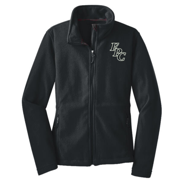 LADIES, Full-Zip, Fleece Jacket, FPC LOGO__3.5_White, Left Chest Thumbnail