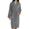 Plush Microfleece Shawl Collar Robe Thumbnail